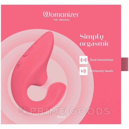 Бесконтактный клиторальный стимулятор Womanizer Blend, розовый от sex shop primegoods фото 2