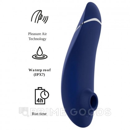 Бесконтактный клиторальный стимулятор Womanizer Premium 2 Blueberry от sex shop primegoods фото 11