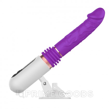Телескопический вибратор с дисплеем на подставке от sex shop primegoods фото 6