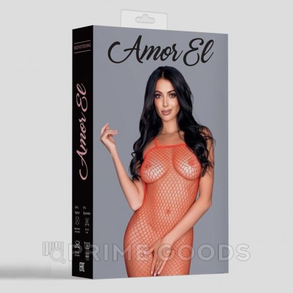 Кетсьюит (боди-комбинезон) Rubi S/L красный от sex shop primegoods фото 5