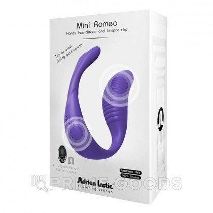 Двойной вибратор для клитора и точки G Mini Romeo с пультом ДУ от Adrien Lastic от sex shop primegoods фото 6