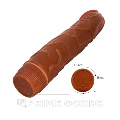 Реалистичный вибратор Bob мультискоростной (22,5 см) от sex shop primegoods фото 3