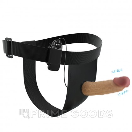 Страпон Draven с вибрацией (17,5*3,7 см) от sex shop primegoods фото 2