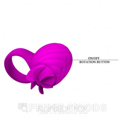 Эрекционное кольцо с вращающимся стимулятором клитора от sex shop primegoods фото 2