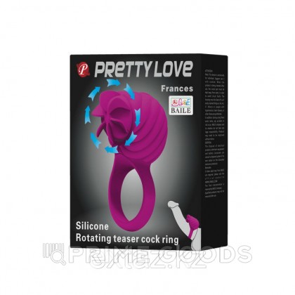 Эрекционное кольцо с вращающимся стимулятором клитора от sex shop primegoods