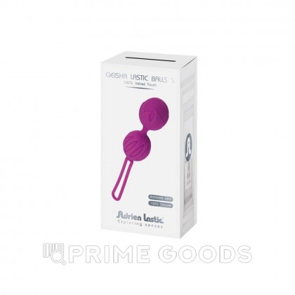 Вагинальные шарики Geisha Lastic Balls фиолетовые от Adrien Lastic (размер S) от sex shop primegoods фото 3
