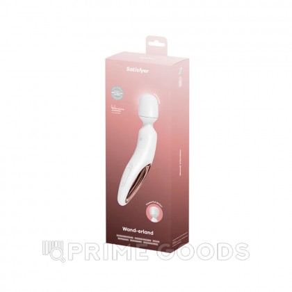 Вибромассажер Satisfyer Wand-erland белый - primegoods.kz фото 5 Вибромассажер Satisfyer Wand-erland белый от sex shop primegoods фото 5