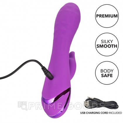 Вибромассажер-кролик CalExotics California Dreaming Valley Vamp с ритмичным стимулятором (12.75x3.75 см) от sex shop primegoods фото 6