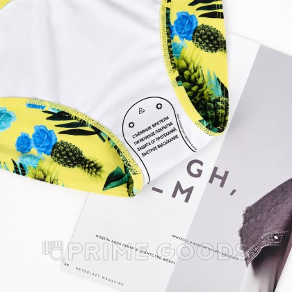 Купальник с воланами Pineapple Print Green (M) от sex shop primegoods фото 2