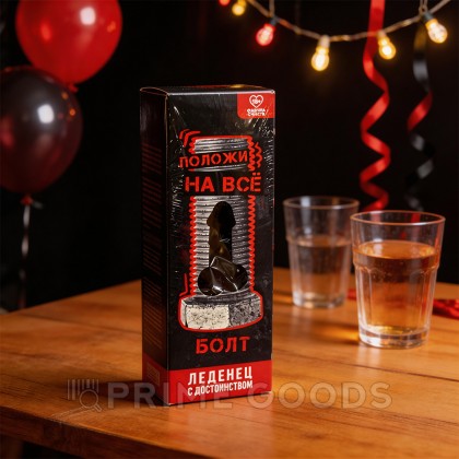 Леденец XXL в коробке «Болт», вкус кола, 120 г (18+) от sex shop primegoods фото 3