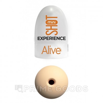 Мини-мастурбатор Shot от Alive, телесный от sex shop primegoods фото 4