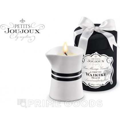 PETITS JOUJOUX Массажная свеча WAIKIKI BEACH пина колада 120 гр. от sex shop primegoods фото 3