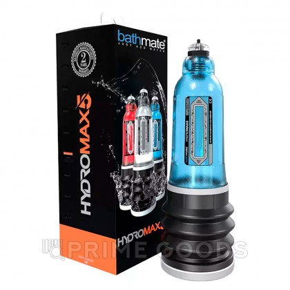 Гидропомпа BATHMATE - Hydromax-5, голубой от sex shop primegoods фото 4