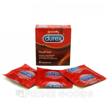 Презервативы Durex real feel - 3 шт. от sex shop primegoods фото 4