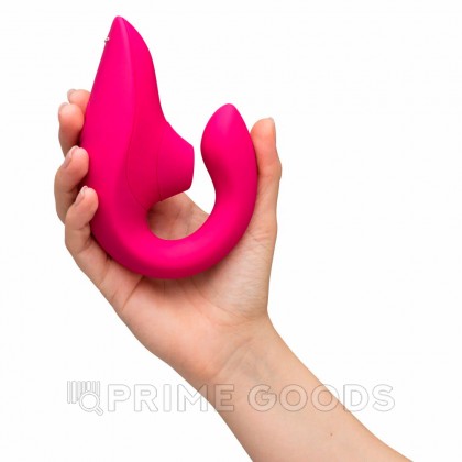 Бесконтактный клиторальный стимулятор Womanizer Blend, малиновый от sex shop primegoods фото 9