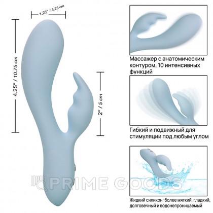 Вибратор-кролик ультрагибкий CalExotics Contour Kali, 10.75 см x 3.25 см от sex shop primegoods фото 13