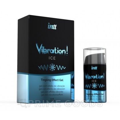 Intt Vibration Ice - Жидкий интимный гель с эффектом вибрации 15 мл. от sex shop primegoods