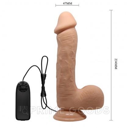 Вибратор-реалистик на присоске (23,5×5 см) от sex shop primegoods фото 8