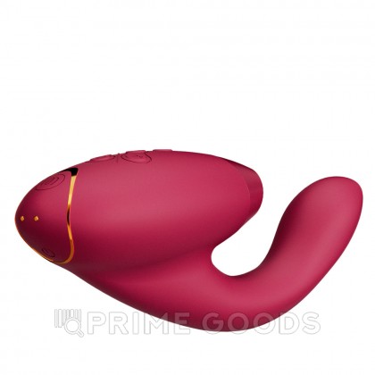 Бесконтактный клиторальный стимулятор Womanizer Duo 2, бордовый от sex shop primegoods фото 2