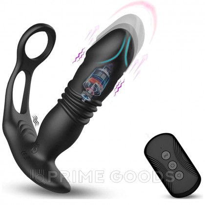 Анальный вибратор с пультом ДУ от sex shop primegoods фото 7