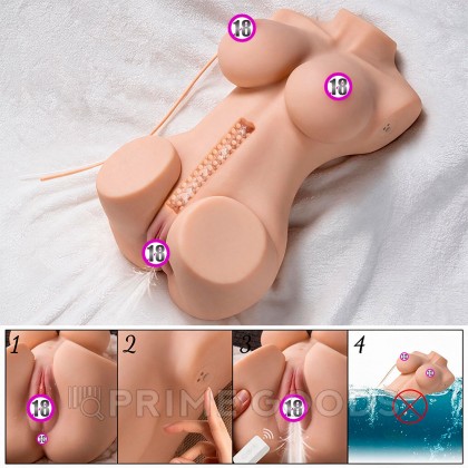 Сексуальное женское тело с двойным входом для мастурбации Wendy от sex shop primegoods фото 15