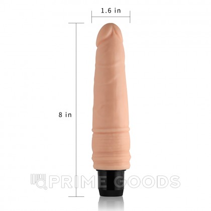 Реалистичный киберскин вибратор (20*3,6) от sex shop primegoods фото 3