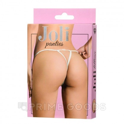 Трусики со стразами Joli Lillian, белый, OS от sex shop primegoods фото 10