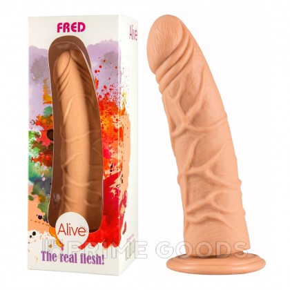 Реалистичный фаллоимитатор Fred от Alive (19* 4.7 см.) от sex shop primegoods фото 6