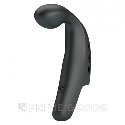 Вибрирующая насадка на палец (черная) от sex shop primegoods фото 4
