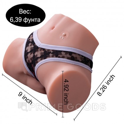 Реалистичный двойной мастурбатор Tracy с вибрацией от sex shop primegoods фото 8