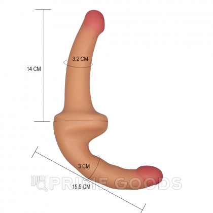 Двусторонний фаллоимитатор - 30.5.Φ3 (мед. силикон) от sex shop primegoods фото 4