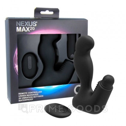 Вибро-массажер простаты NEXUS MAX 20 черный от sex shop primegoods