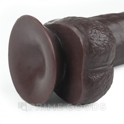 Фаллоимитатор Lovetoy (23,5×4,5 см) с двойным покрытием черный от sex shop primegoods фото 11