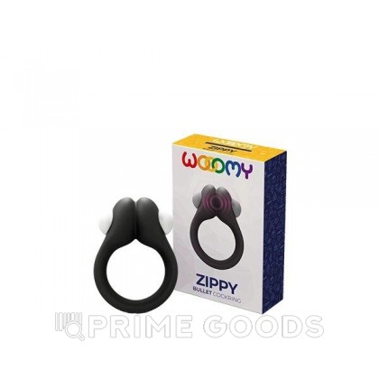 Эрекционное кольцо с вибрацией Zippy от WOOOMY (6 *3 см.) от sex shop primegoods фото 2