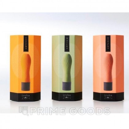 IROHA ZEN Вибратор Hanacha персиковый от sex shop primegoods фото 4