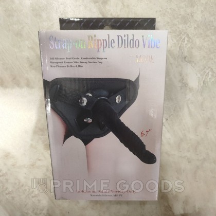 Страпон силиконовый (вибратор - 17 см.) от sex shop primegoods фото 3