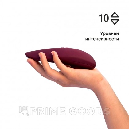 Стимулятор клиторальный Womanizer Classic-2, бесконтактный, бордовый от sex shop primegoods фото 5