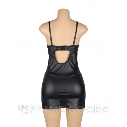 Сексуальное черное платье с прозрачной вставкой Sexy Black (XL-2XL) от sex shop primegoods фото 6