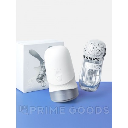 Автоматический мастурбатор Extra Sauce белый от sex shop primegoods фото 12