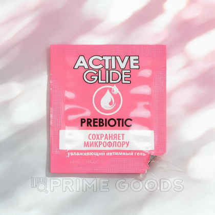 Увлажняющий интимный гель ACTIVE GLIDE PREBIOTIC 3 г от sex shop primegoods фото 4