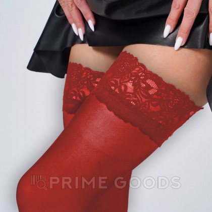 Чулки женские, красный от sex shop primegoods фото 2