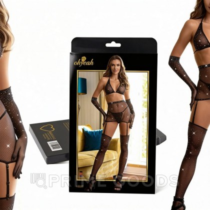 Бодисетка со стразами Diamond (2XL-4XL) от sex shop primegoods фото 2