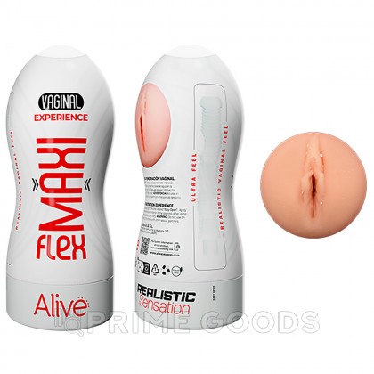 Мастурбатор Alive Maxi Flex Vaginal (L) 19х7,8 см от sex shop primegoods фото 7