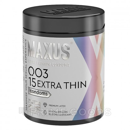 Презервативы экстремально тонкие Maxus Extra Thin 003, 15 шт. от sex shop primegoods