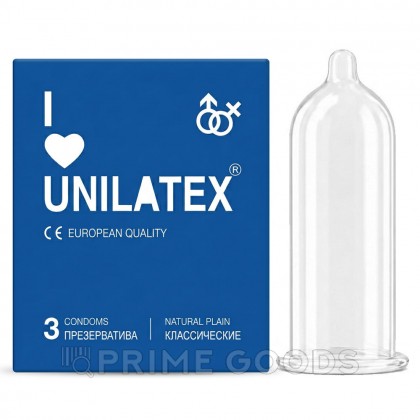 Презервативы Unilatex Natural Plain/классические, 3 шт от sex shop primegoods