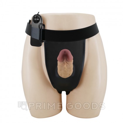 Страпон Draven с вибрацией (17,5*3,7 см) от sex shop primegoods фото 5