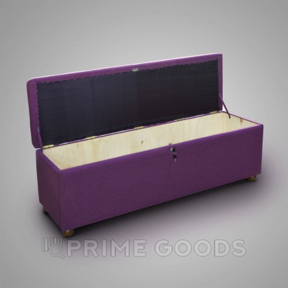 Мягкий диван-софа с полостью для хранения секс куклы лиловый от sex shop primegoods фото 3