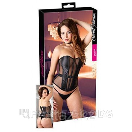 Чёрный корсаж L - Cotelli Collection (пр. Германия)  от sex shop primegoods