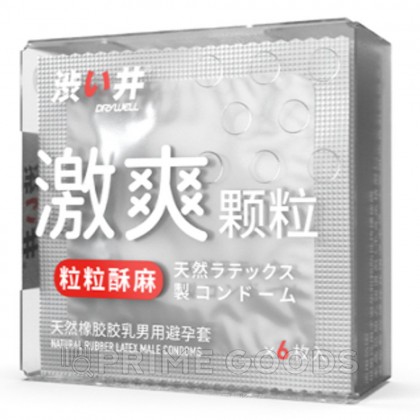 Презервативы с текстурными точками для усиленной стимуляции Drywell, 6 шт от sex shop primegoods фото 2