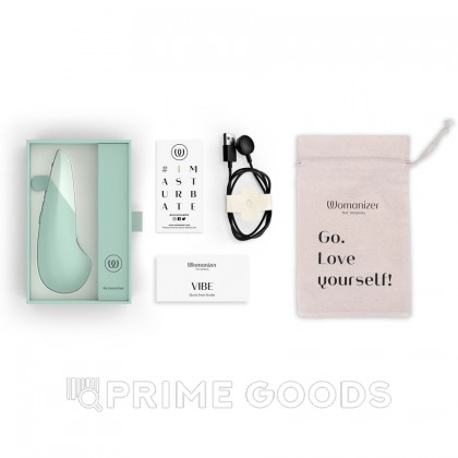 Клиторальный вибратор Womanizer Vibe цвет шалфея от sex shop primegoods фото 3